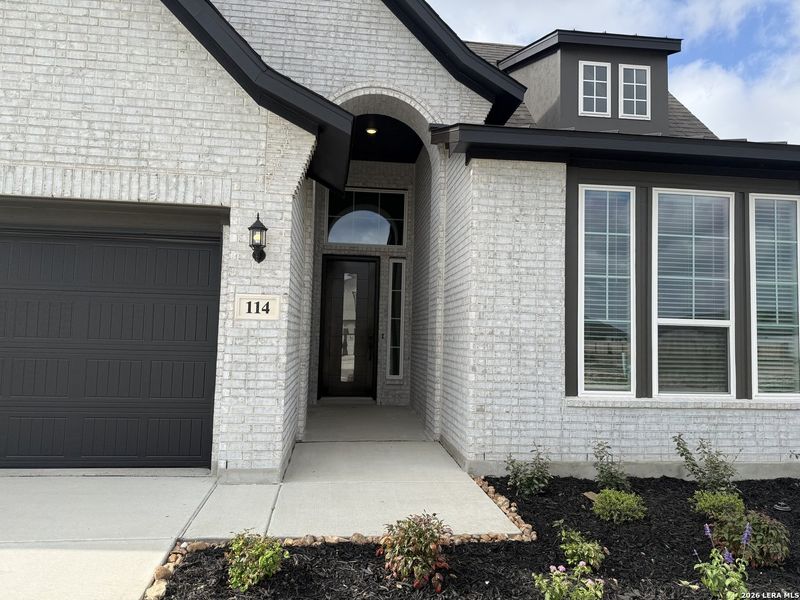 Exterior details and patio area of a home in Alsatian Oaks, Castroville (Image 4). Exterior details and patio area of a home in Alsatian Oaks, Castroville (Image 4).