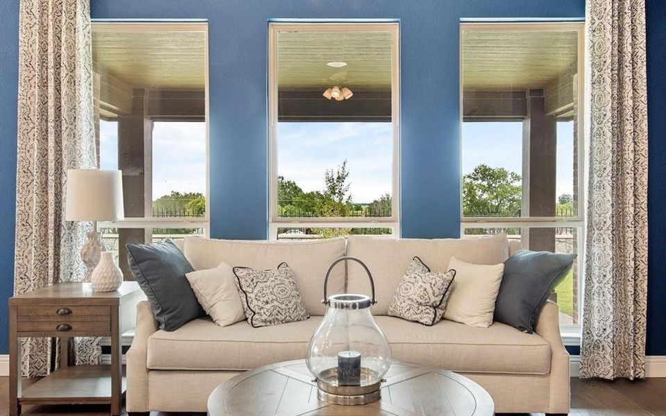 ENJOY THE NATURAL LIGHT FLOW.... virtually staged