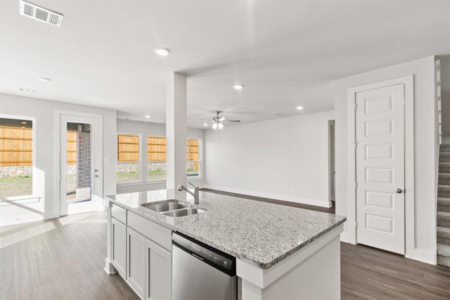 Furnished interior view inside a new home in , Garland (Image 6).