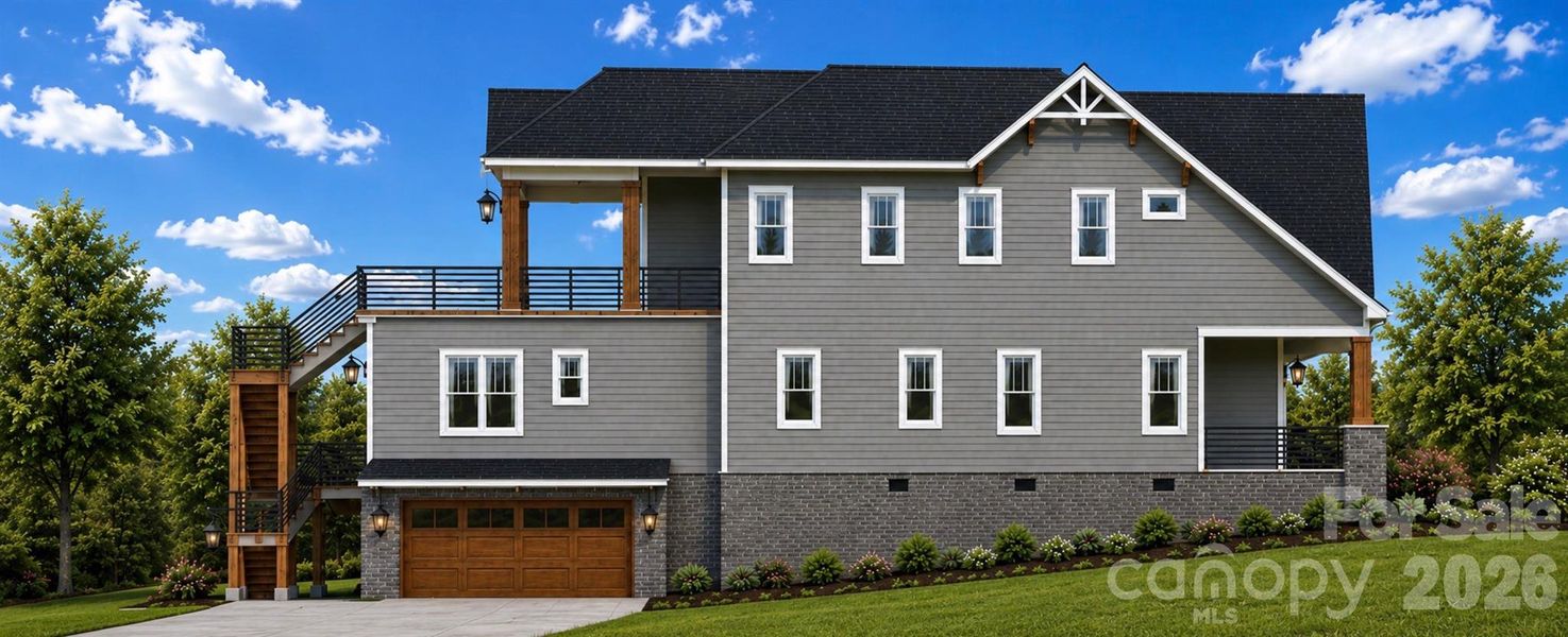 Front exterior of a new home in , Charlotte, NC, highlighting curb appeal (Image 2). Front exterior of a new home in , Charlotte, NC, highlighting curb appeal (Image 2).