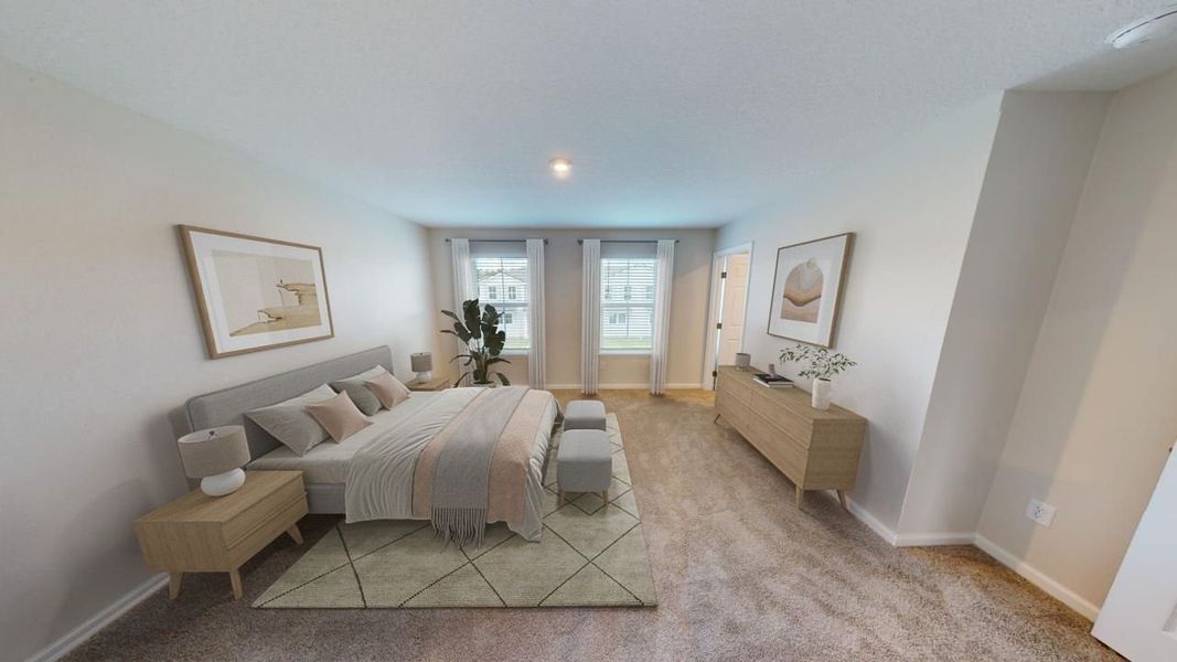 Furnished interior view inside a new home in RiverTown, St. Johns (Image 6).