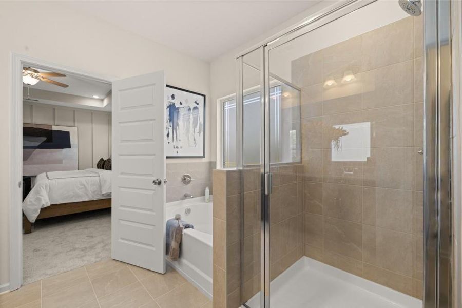 Furnished interior view inside a new home in Allen Manor, Hoschton (Image 36).