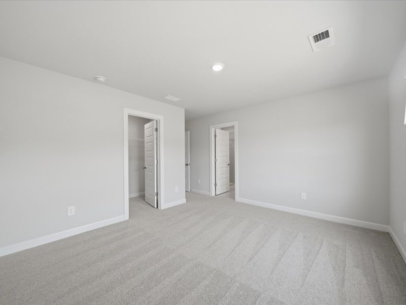 Spacious, unfurnished interior of a new home in Crossing at Abner Creek Townes, Greer (Image 15). Spacious, unfurnished interior of a new home in Crossing at Abner Creek Townes, Greer (Image 15).