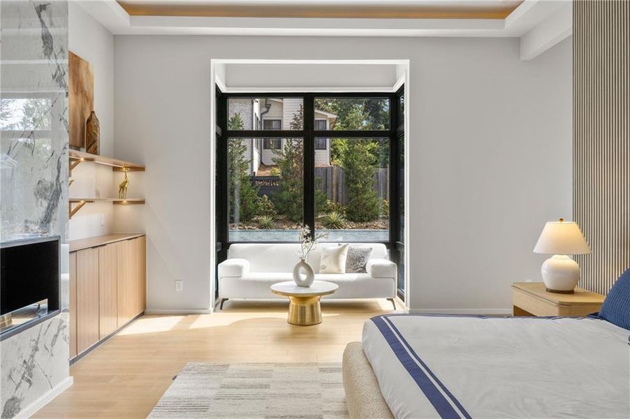 Furnished interior view inside a new home in , Marietta (Image 52).