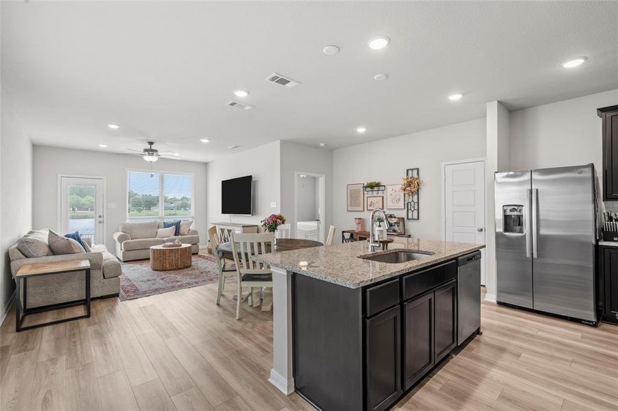 Furnished interior view inside a new home in , Waco (Image 6). Furnished interior view inside a new home in , Waco (Image 6).