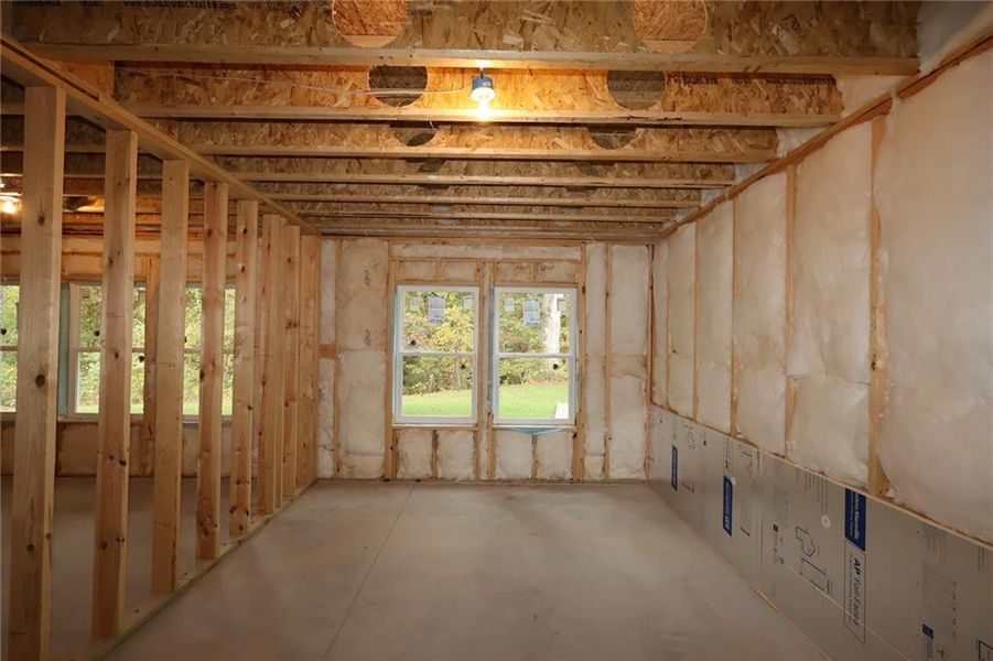 In-progress construction of a new home in Havencroft, Woodstock, GA (Image 9).