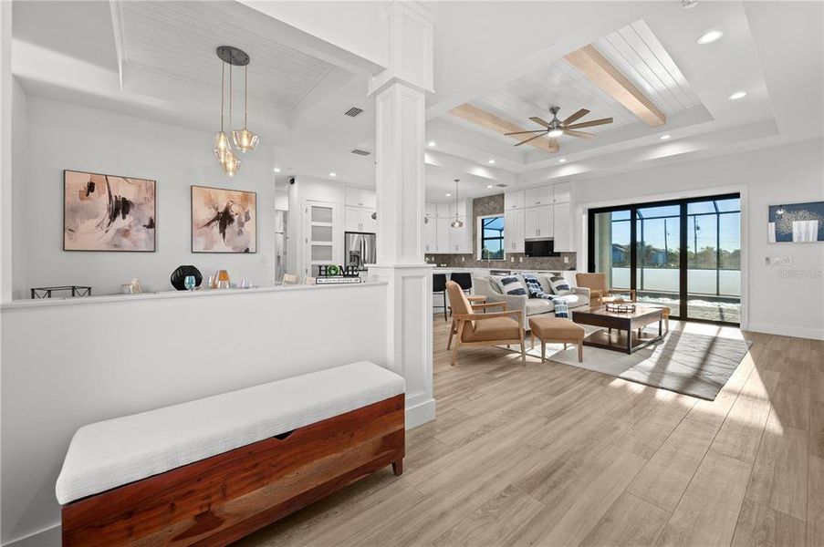 Furnished interior view inside a new home in , Port Charlotte (Image 43).