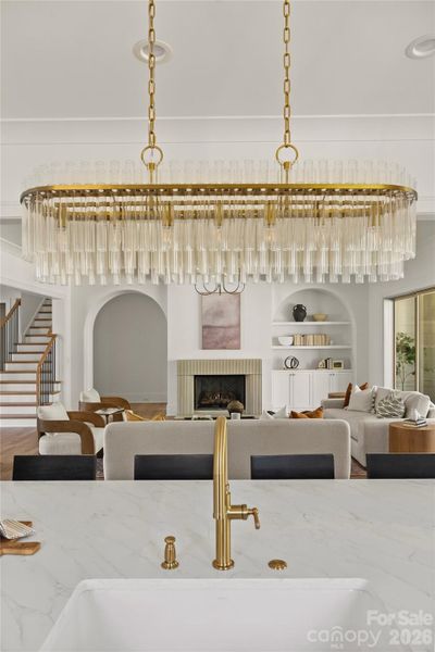 Close-up of interior finishes inside a home in , Charlotte (Image 9).
