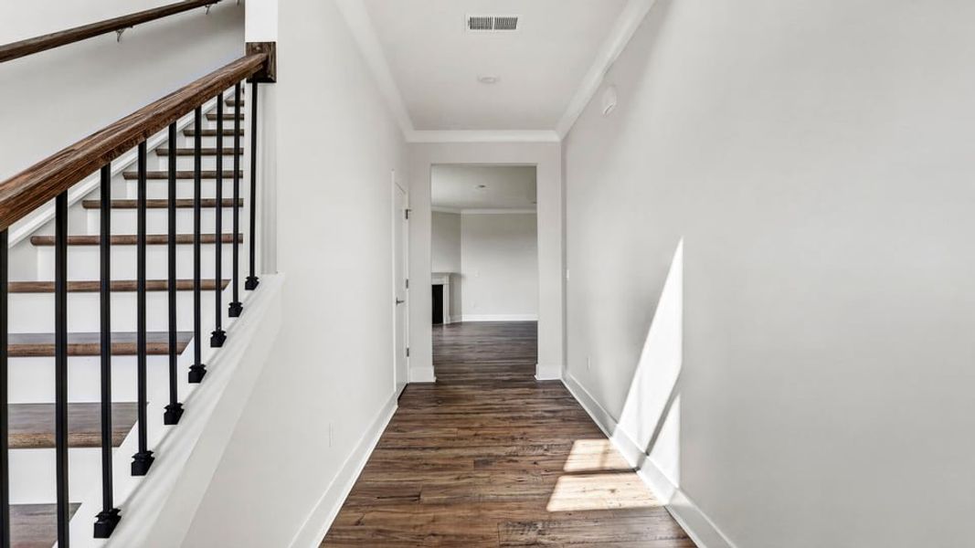 Spacious, unfurnished interior of a new home in Adams Glen, Greenville (Image 16). Spacious, unfurnished interior of a new home in Adams Glen, Greenville (Image 16).