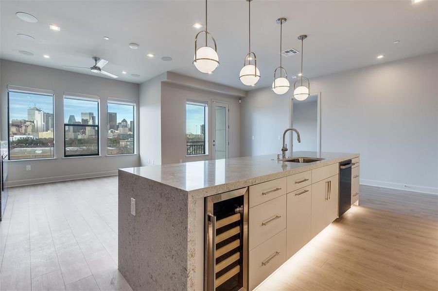 Furnished interior view inside a new home in , Dallas (Image 6).