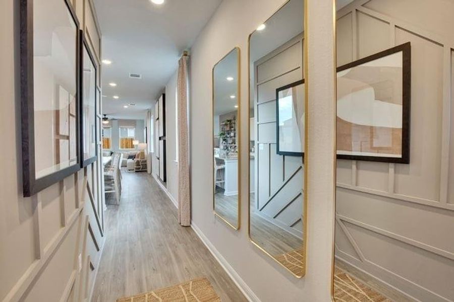 Furnished interior view inside a new home in Trinity Ranch, Elgin (Image 14).