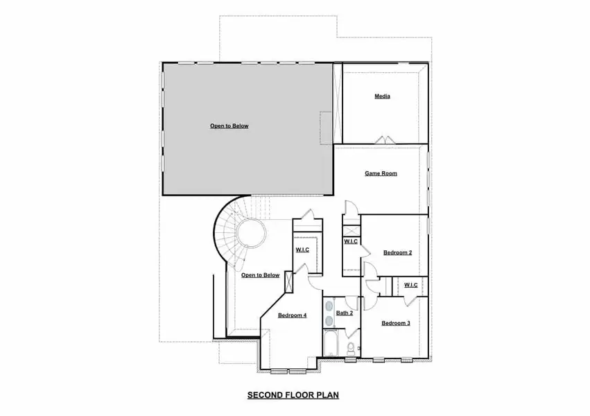 2D floor plan layout of this home in Wellington, Haslet, TX (Image 3).