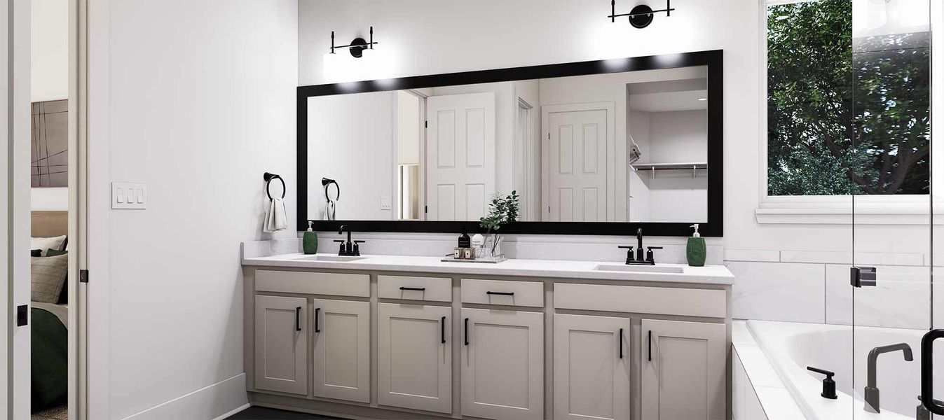 The Larkspur - Owner's Bath