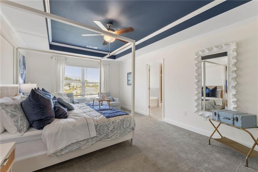 Furnished interior view inside a new home in Somerset at Riverbrook, Gainesville (Image 16).