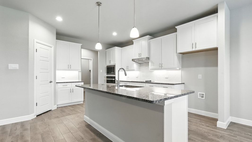 Representative furnished interior of a home built from the Bridge City by D.R. Horton in Retta Estates, Mansfield (Image 6).