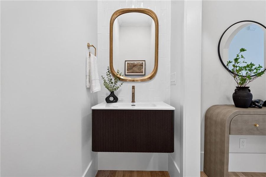 Furnished interior view inside a new home in , Atlanta (Image 43).