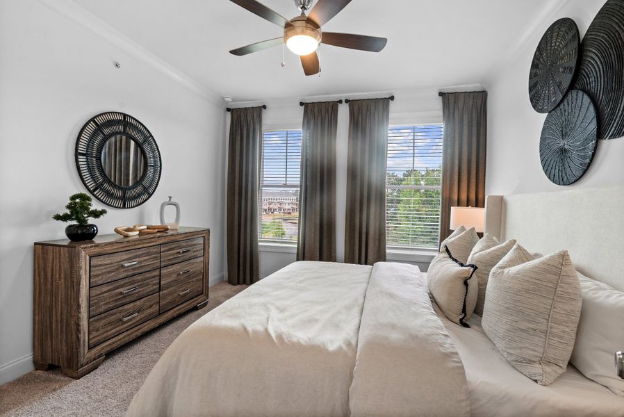 Representative furnished interior of a home built from the The Magnolia by The Providence Group in Market Square at Sawnee Village, Cumming (Image 18).