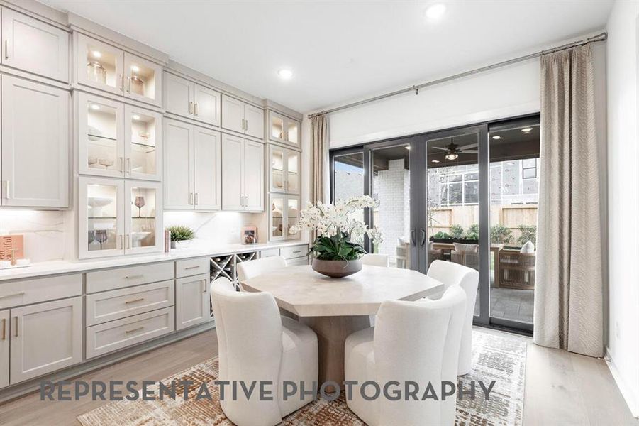 Furnished interior view inside a new home in Pecan Square, Northlake (Image 3).