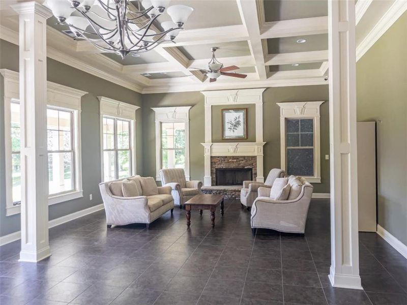Furnished interior view inside a new home in , Blairsville (Image 11).