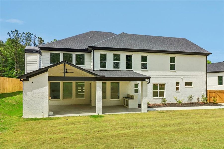 Exterior details and patio area of a home in , Grayson (Image 29).