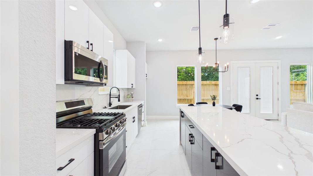 Furnished interior view inside a new home in , Houston (Image 5).