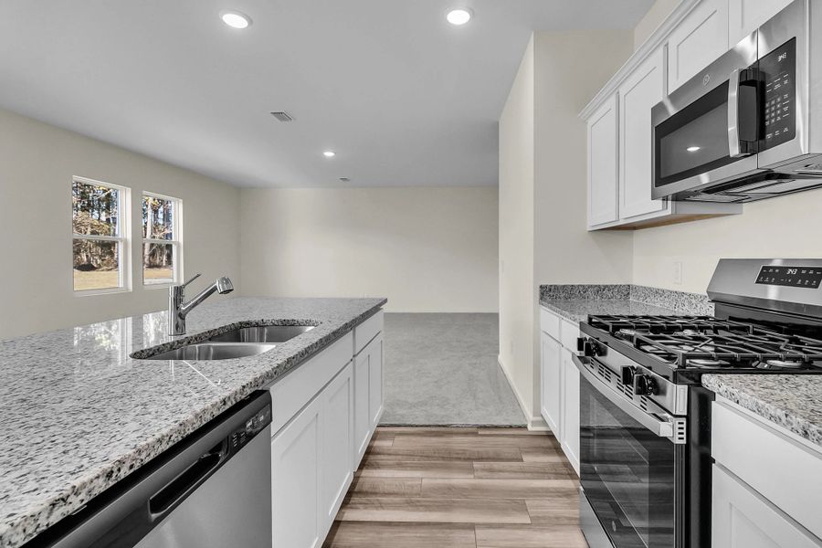 Representative furnished interior of a home built from the Supernova by Starlight Homes in Carmel East, Pflugerville (Image 12).