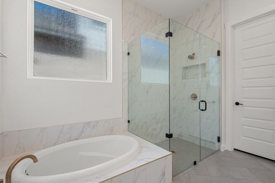 Furnished interior view inside a new home in Capitol Collection at Lariat, Liberty Hill (Image 17).