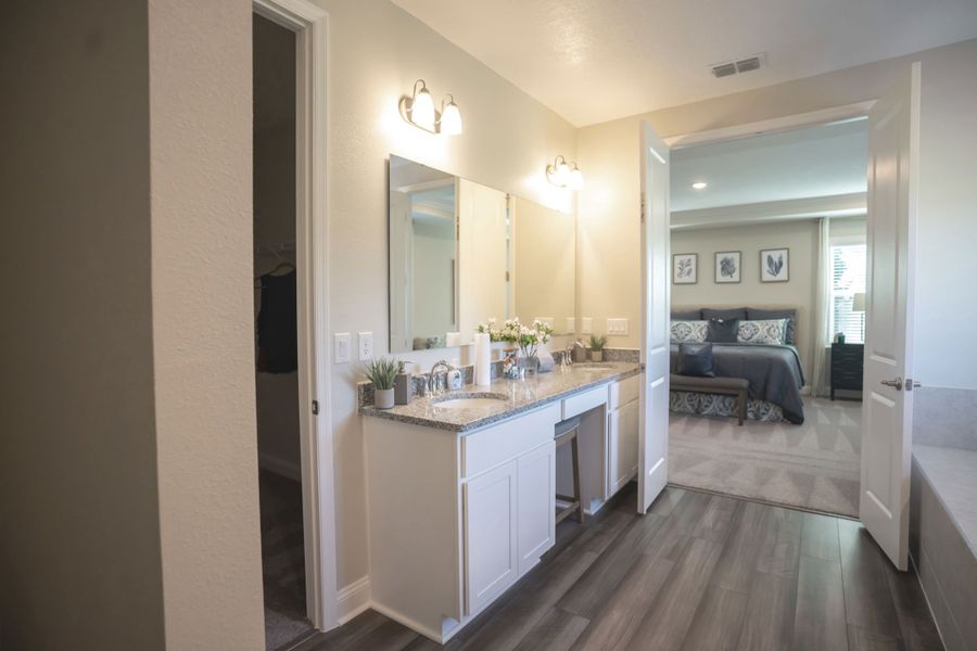 Furnished interior view inside a new home in Malabar Springs, Palm Bay (Image 18). Furnished interior view inside a new home in Malabar Springs, Palm Bay (Image 18).