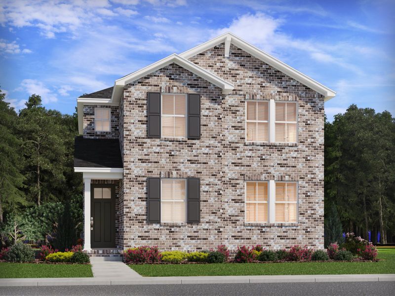 Representative exterior photo of a completed home built from the Georgetown - B by Meritage Homes in Benders Cove - Premier Series, Mount Juliet, TN (Image 2).