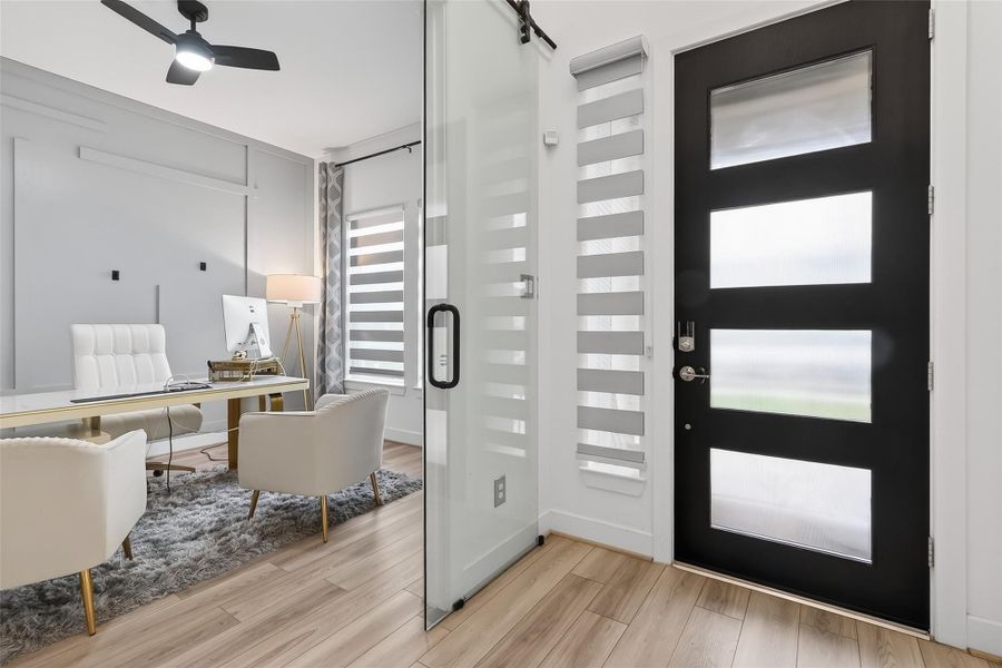 Furnished interior view inside a new home in Avalon at Cypress, Cypress (Image 14).