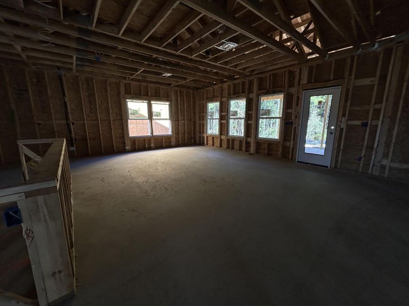 In-progress construction of a new home in Tea Farm: Presidents Series, Ravenel, SC (Image 8).