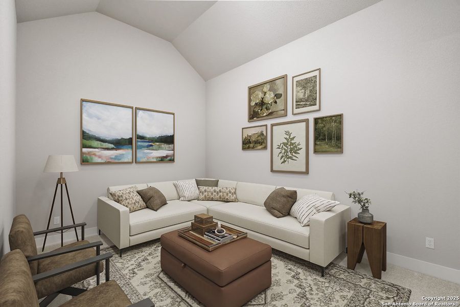 Furnished interior view inside a new home in La Cima: 70ft. lots, San Marcos (Image 8). Furnished interior view inside a new home in La Cima: 70ft. lots, San Marcos (Image 8).