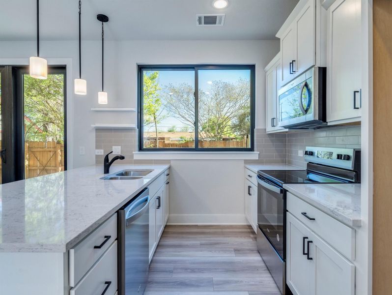 Modern and open kitchen