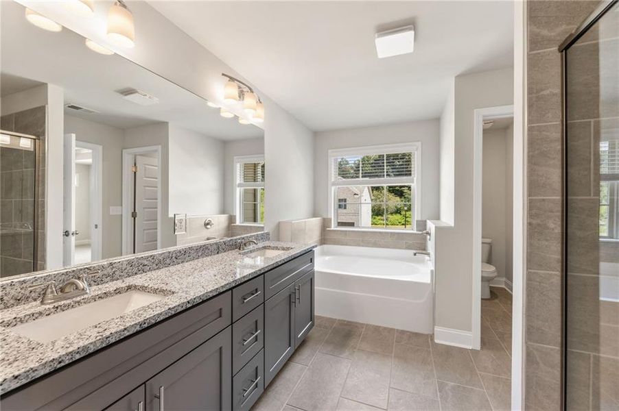 Furnished interior view inside a new home in Hellen Valley, Braselton (Image 8).