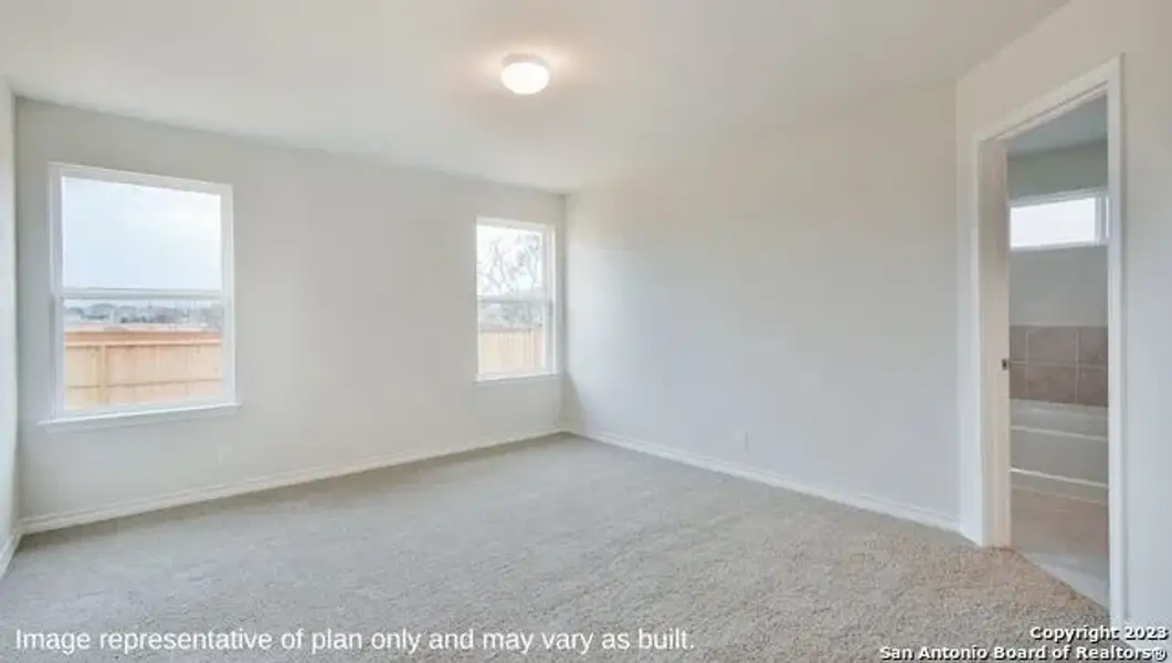 Spacious, unfurnished interior of a new home in Steele Creek, Cibolo (Image 14).