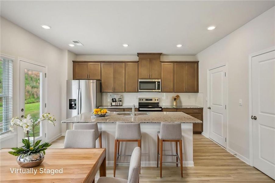 Furnished interior view inside a new home in Hawthorne Station, College Park (Image 29).