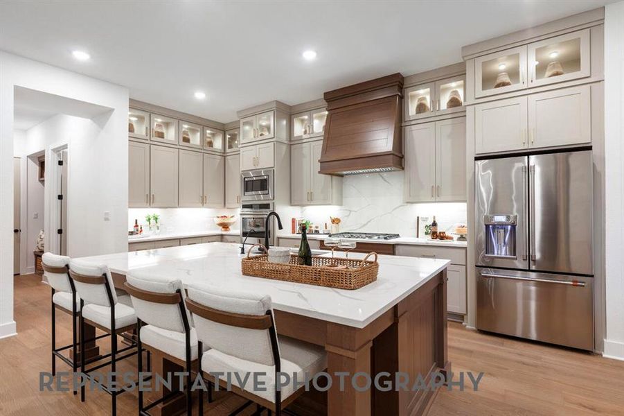 Furnished interior view inside a new home in Sandbrock Ranch, Aubrey (Image 28).