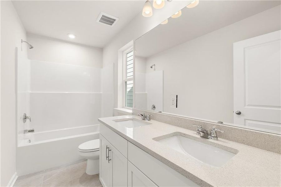 Furnished interior view inside a new home in The Village at Shallowford, Kennesaw (Image 15).