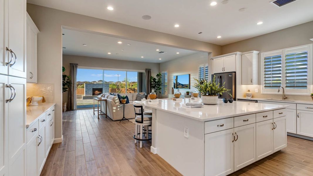 Furnished interior view inside a new home in The Ridge at Stone Butte, Phoenix (Image 5).