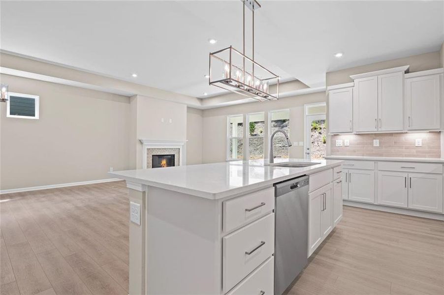 Furnished interior view inside a new home in Easton Park, Dallas (Image 11).