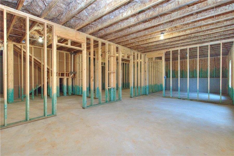 In-progress construction of a new home in , Homer, GA (Image 44).