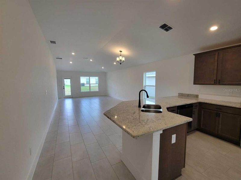 Furnished interior view inside a new home in Ocala Crossings South, Ocala (Image 11).