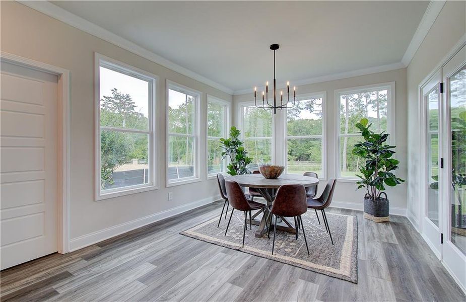 Furnished interior view inside a new home in , Hoschton (Image 18).