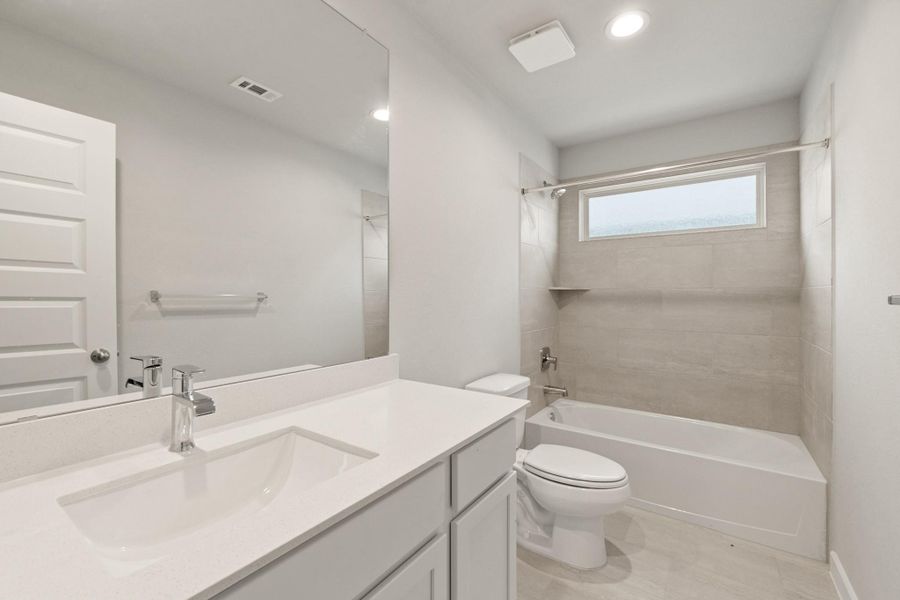 Furnished interior view inside a new home in Morton Creek Ranch, Katy (Image 8). Furnished interior view inside a new home in Morton Creek Ranch, Katy (Image 8).