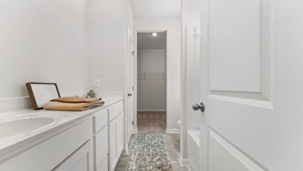 Representative furnished interior of a home built from the Elmsworth by Piedmont Residential in Clemit Harris Place, Newnan (Image 11).