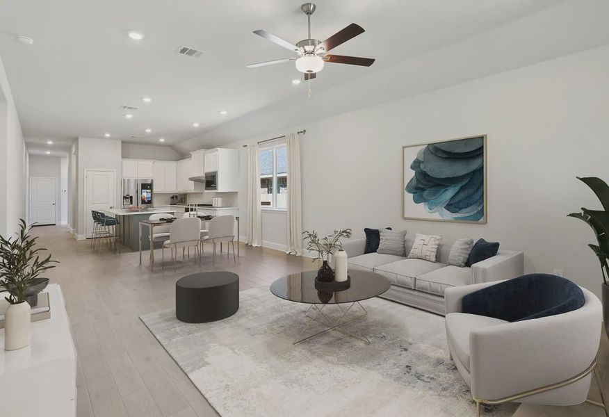 Plan 3029 Great Room - Staged - 8 of 16