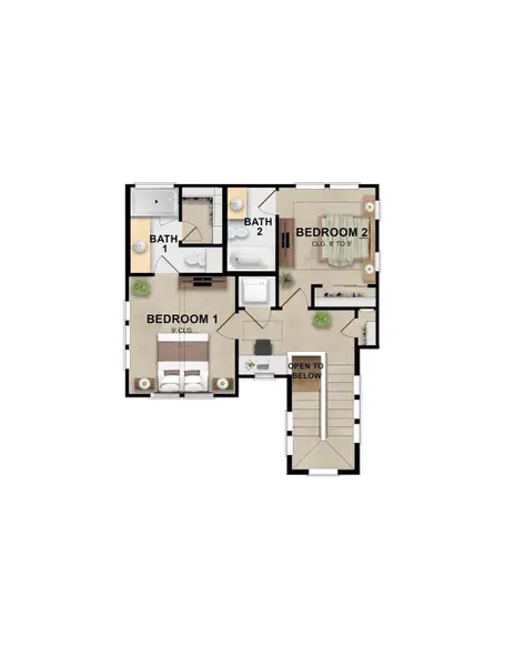 View of home floor plan