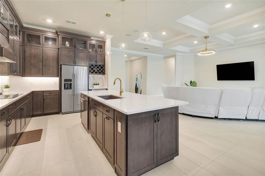 Furnished interior view inside a new home in , Orlando (Image 10).