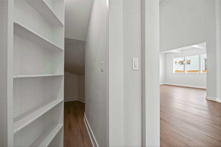 Spacious, unfurnished interior of a new home in Bridgeland 80′, Cypress (Image 24). Spacious, unfurnished interior of a new home in Bridgeland 80′, Cypress (Image 24).