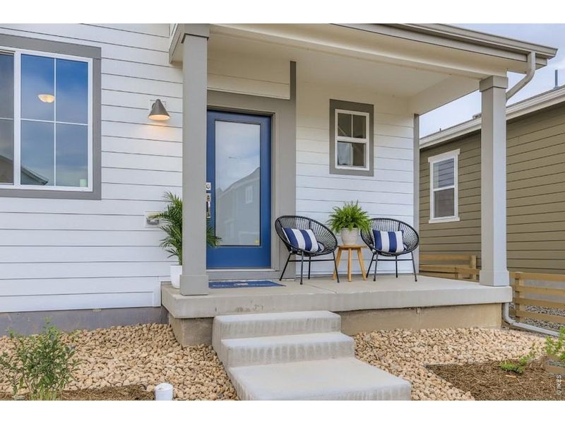 Exterior details and patio area of a home in Waterfield, Fort Collins (Image 3).